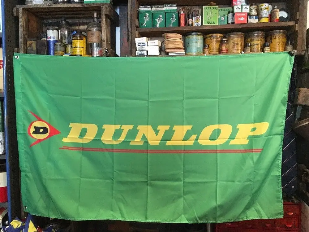3ft x 5ft 3 x5ft Dunlop новая с принтов в виде флажков баннер, флаг из полиэстера Размеры 150*90 см