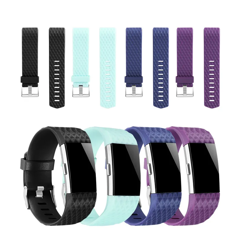 Силиконовый ремешок для часов Fitbit Charge 2 сменный Браслет с трекером разные цвета|Смарт-аксессуары| |