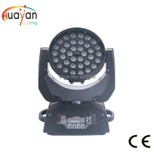 Светодиодный светильник с подвижной головкой для мытья и зума 36x12 Вт RGBW подходит для DMX сценический светильник Профессиональный/KTV светильник