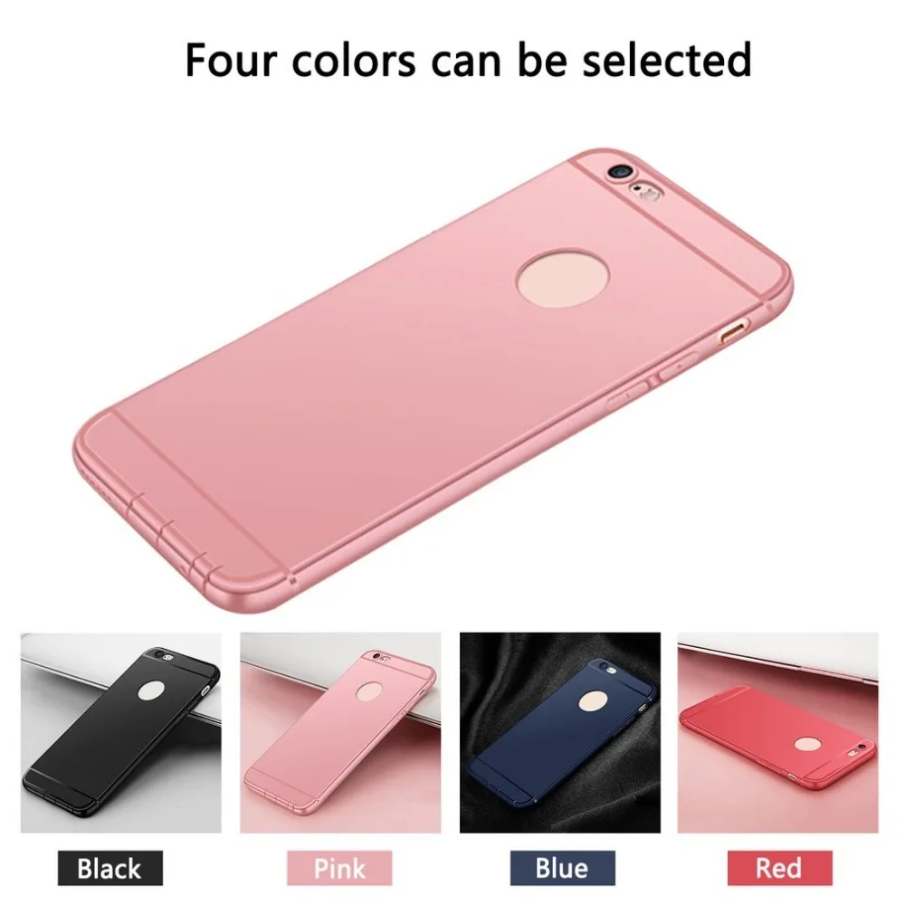 Mobile Phone Back Cover Soft Silicone Protective Phone Shell Scrape Resistance Waterproof Cellphone Case For iPhone 6/6s