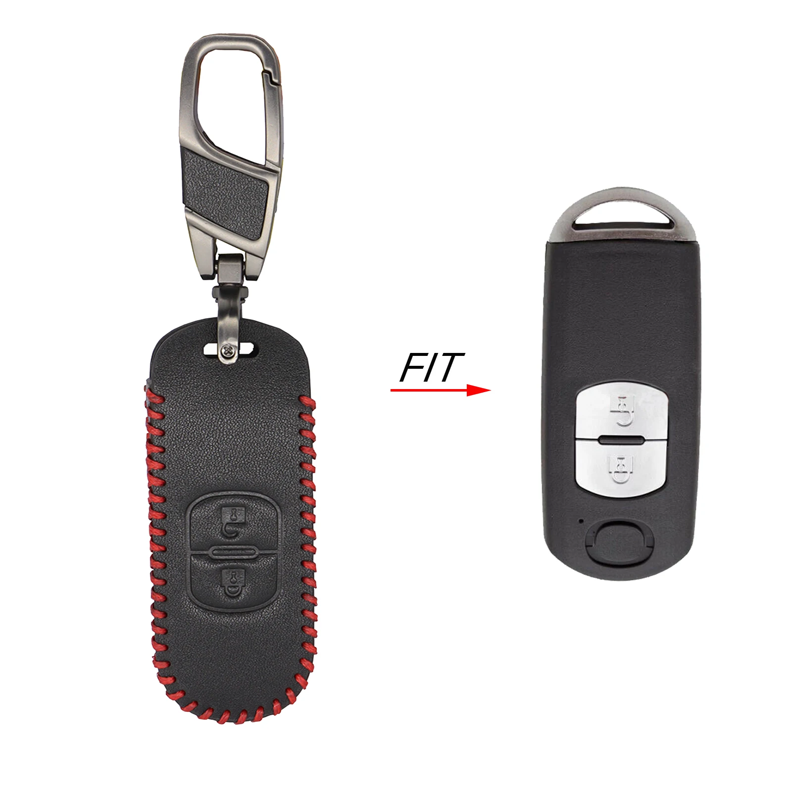 Cover chiave telecomando per Mazda 2 3 5 6 CX-3 CX-5 CX-7 MX5 Miata RX - Hfb13ab515d0d43dca09a7f366940c7373