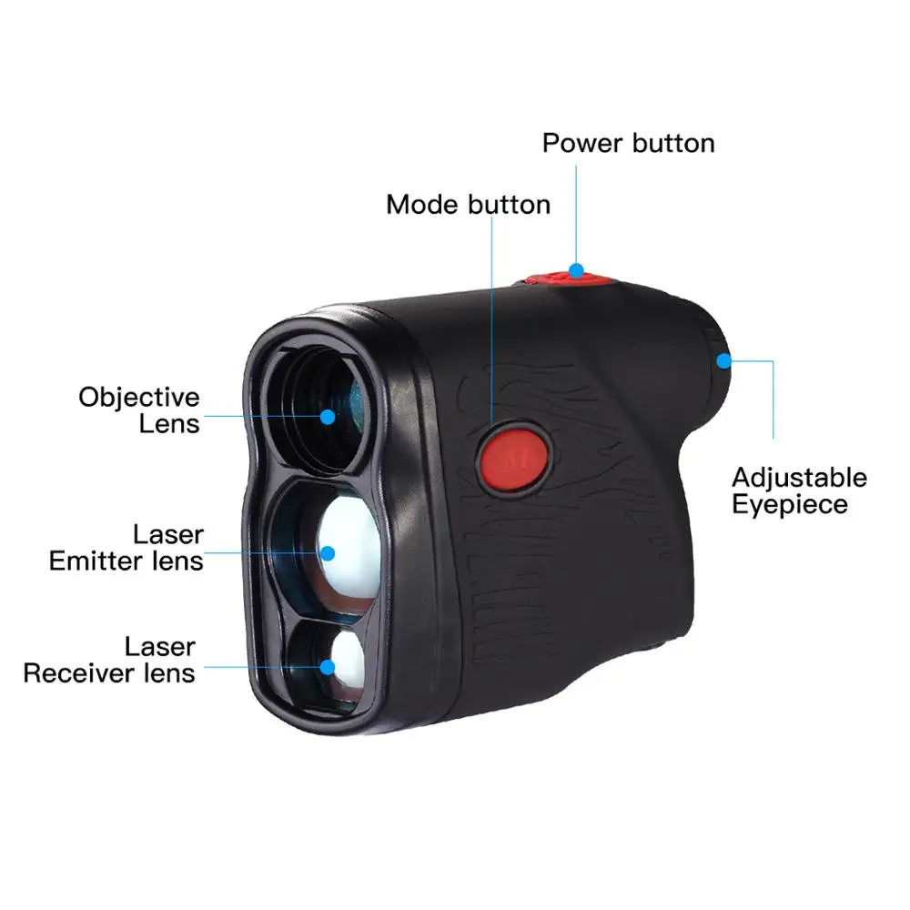 LaserWorks Laser Rangefinder 1200 meter Tree Height Measurement