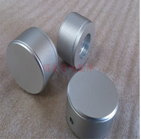 1PCS Diameter 38 high 22 all aluminum alloy solid knob potentiometer volume knob audio amplifier knob B