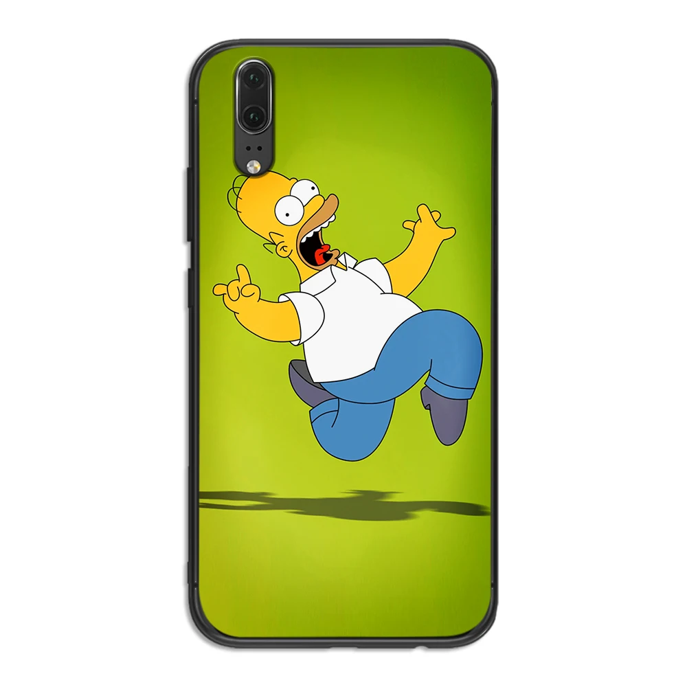 2 Забавные Симпсоны Мягкий силикон для huawei P30 Lite Pro P Smart P8 P9 P10 P20 TPU - Цвет: 2