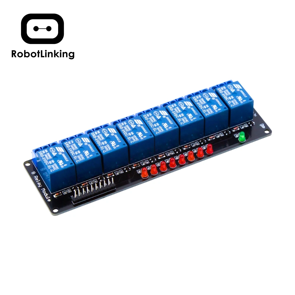 Релейный модуль 8 каналов без светильник для Arduino|Интегральные схемы| |