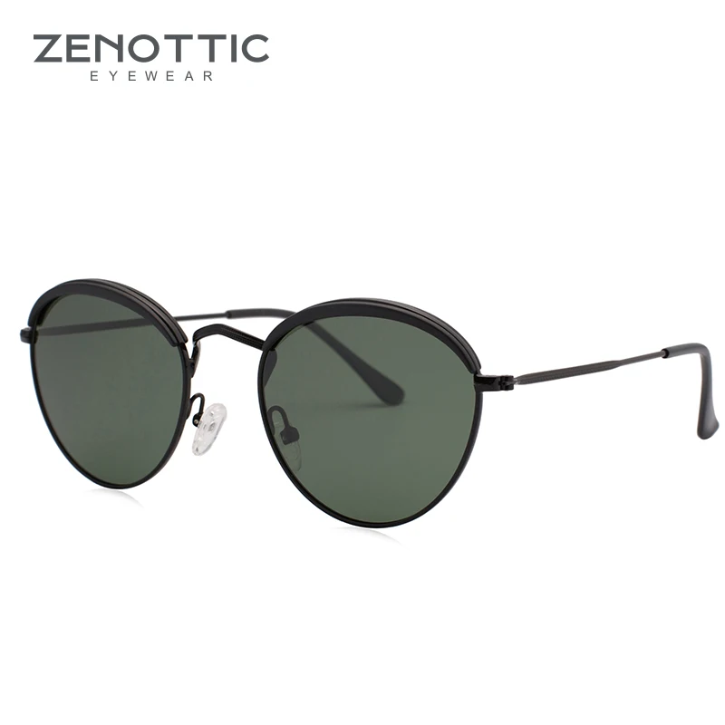 ZENOTTIC поляризованные солнцезащитные очки для мужчин и женщин винтажные большие