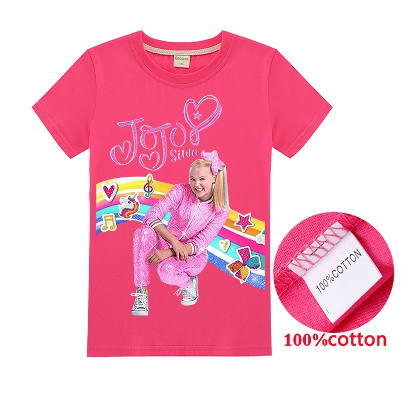 Г. Новая одежда для девочек футболки JoJo Siwa одежда для детей осенняя хлопковая Футболка топы, футболки для малышей, Рождественский свитер, комплект с толстовкой с капюшоном