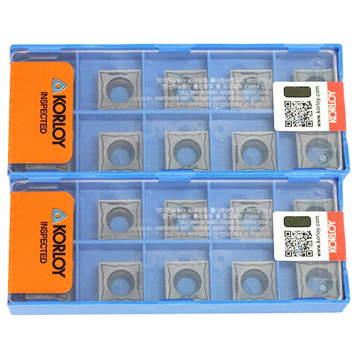 Корея KORLOY SCMT120404-C25 NC3210 SCMT120404-C25 PC9030 SCMT120404-HMP NC3020(10 шт./лот) резец для внутренней обточки вставки