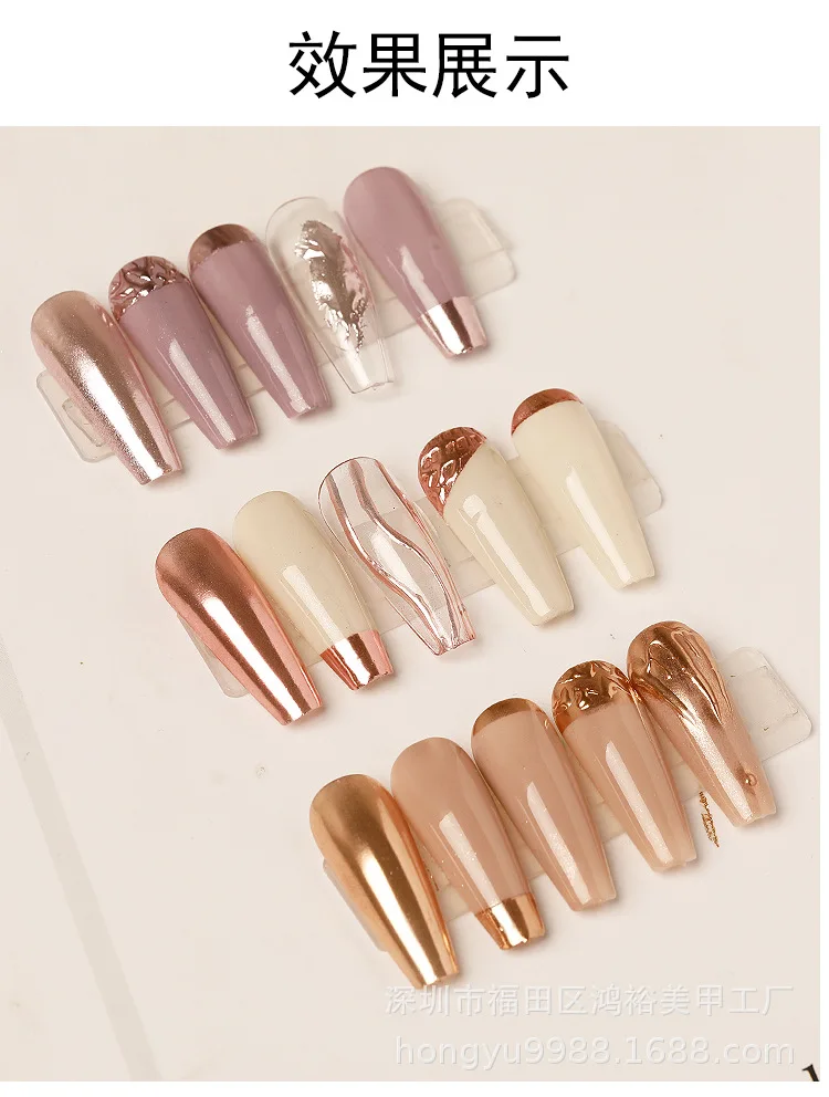 240PCS Nail Display Tips, Clear Fake Acrylic Nail Tips for Practice Foldable Flat-Back Pointed False Nail Art Display,Y7676-6778
