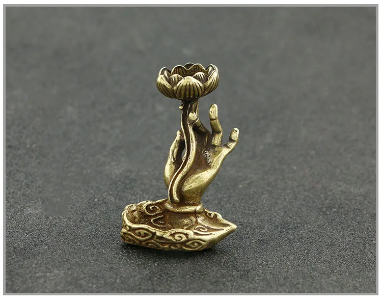 Pure Copper Buddha Hand Lotus (4)