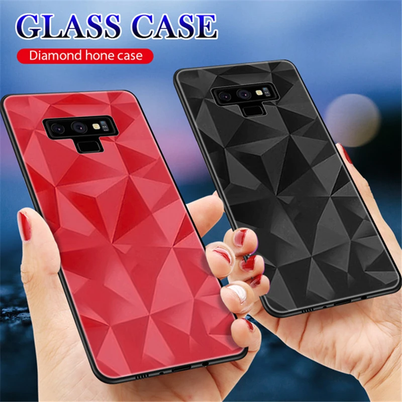 Для samsung Galaxy s9 plus Чехол 9 note 8 s8 note9 note8 s s9plus s8plus чехол для телефона чехлы на стекло ТПУ бриллиантовый узор