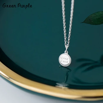 

925 Silver Coin ecklace Punk Silver Jewelry Good Luck Pendants Choker Boho Kolye Vintage Bijoux Femme Collier Boho Necklace