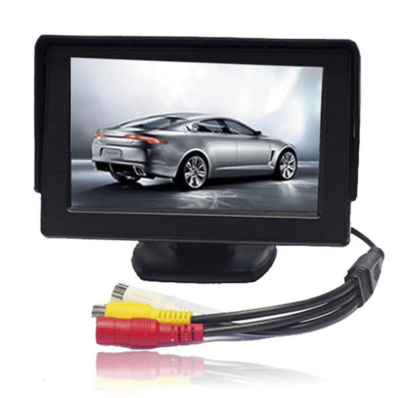 Автомобильный монитор 4 3 &quotдля камеры заднего вида TFT LCD дисплей цифровой цветной