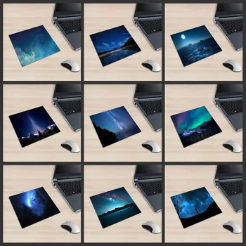 

XGZ Laptop Star Sky Square Mouse Pad Stars Dot Sky Friendship PC Mat Love Extreme Light Shine Glacier Rubber Non-slip Universal