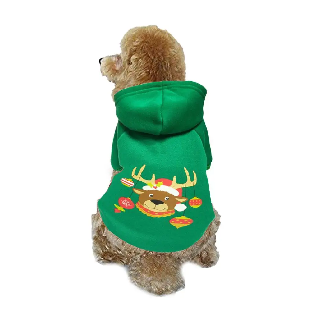 Christmas Pet LED Light Up Dog Sweater Plus Velvet Dogs Clothes Pets Holiday Cotumes For Winter Autumn Outfit