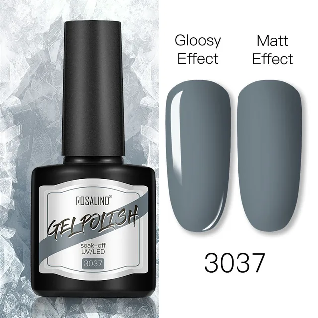 ROSALIND 8ml Gel Nail Polish Shiny Matte Effect Gel Polish For Manicure Nail Art Design Semi Permanent Painting Varnishes Gel RS17-3037
