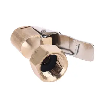 

New Air Chuck 1/4\" Heavy Duty Tire Chuck with Clip for Inflator Gauge Air Compressor
