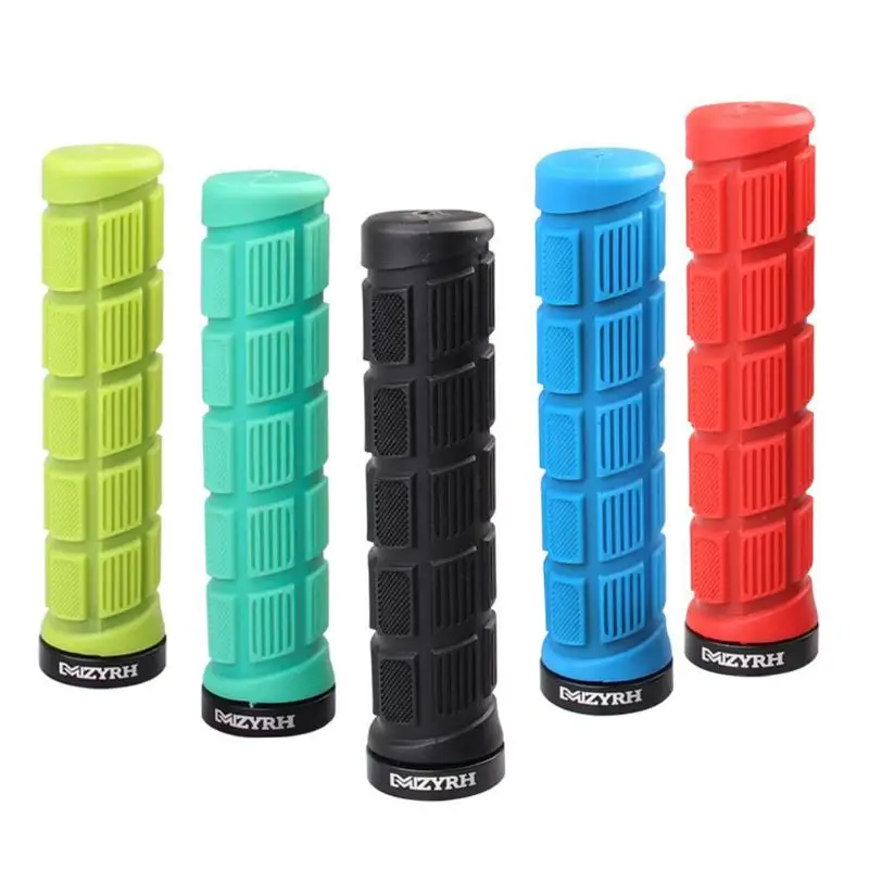 

1 Pair Hot Sale Bike Handle Sleeves Solid Color Mountain Road Bike Handle Bar Non-slip Rubber Grip Cover Cycling Sleeves