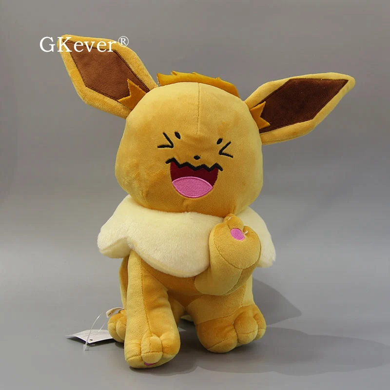 Высота 30 см, плюшевые куклы Eevee, большой размер, японское аниме, милые плюшевые игрушки Eevee, детские игрушки для девочек, подарок на день рождения