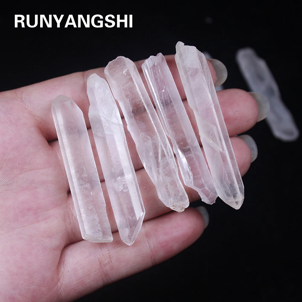 Runyangshi 50 г/пакет натуральный прозрачный кварцевый кристалл исцеляющий камень