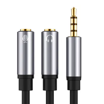 

Splitter Headphone Cable For Phone Computer 3.5mm Male to 2 Female AUXAudio Cabo Headphone Splitter Converter Aux Extension Cord