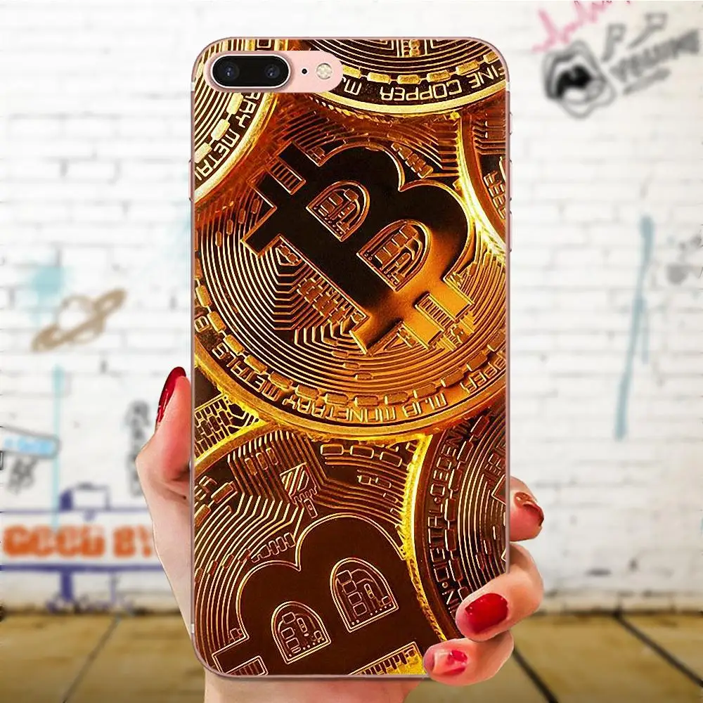 Мягкий силиконовый чехол для Huawei P7 P8 P9 P10 P20 P30 Lite Mini Plus Pro Y9 Prime P Smart Z Биткоин монеты забавные - Цвет: as picture