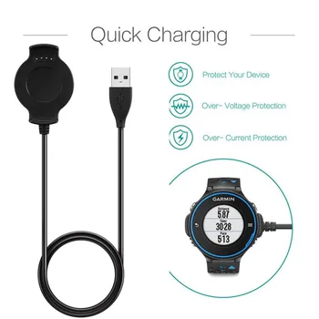 

Smartwatch Charging Dock Cable Lightweight Compact Plug-and-play Power Cord For Garmin Watches