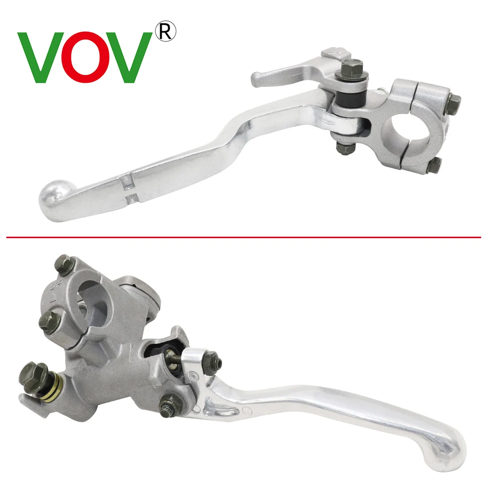 Motorcycle Hydraulic Brake And Aluminum Clutch Handle Lever For Honda CR 125R 250R 500R CRF 150 250 450 2002-2012