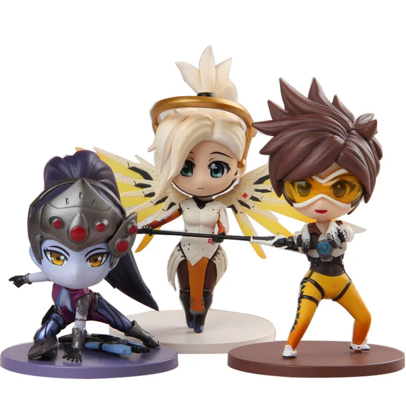 Мультяшная Аниме игра персонаж фигурка кукла детская игрушка Overwatchs Q версия