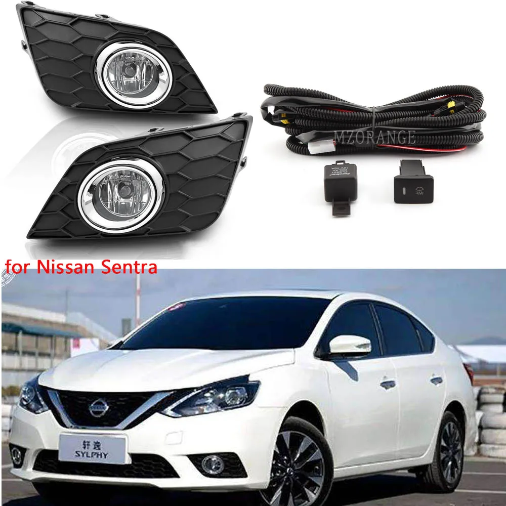 Туман светильник S для Nissan Sentra Sylphy 2016 2017 2018 2019 головной s Галогенные