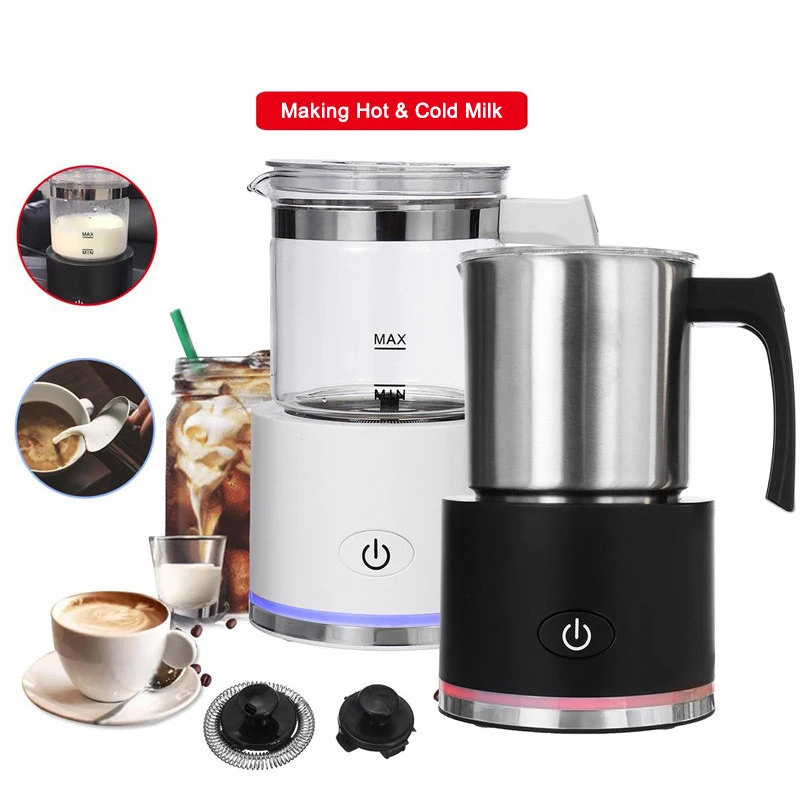 Automatic Milk Frother Milk Steamer Electric Hot/Cold Espresso Coffee
