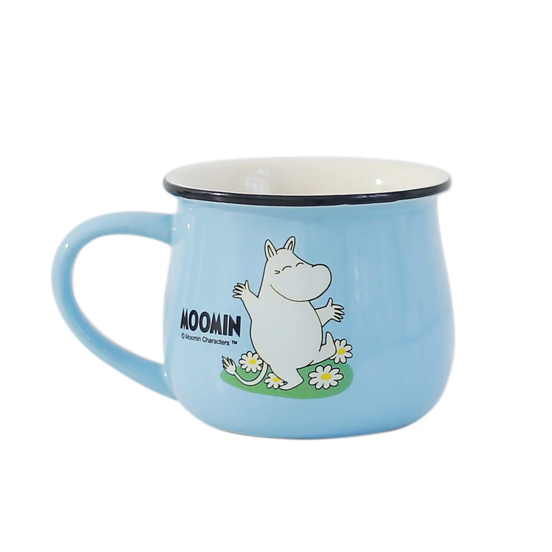 Розовый мультфильм Бегемот Moomin керамическая Большая объемная кружка Милая Фея Mumin норки чашки и кружки для воды Детский подарок