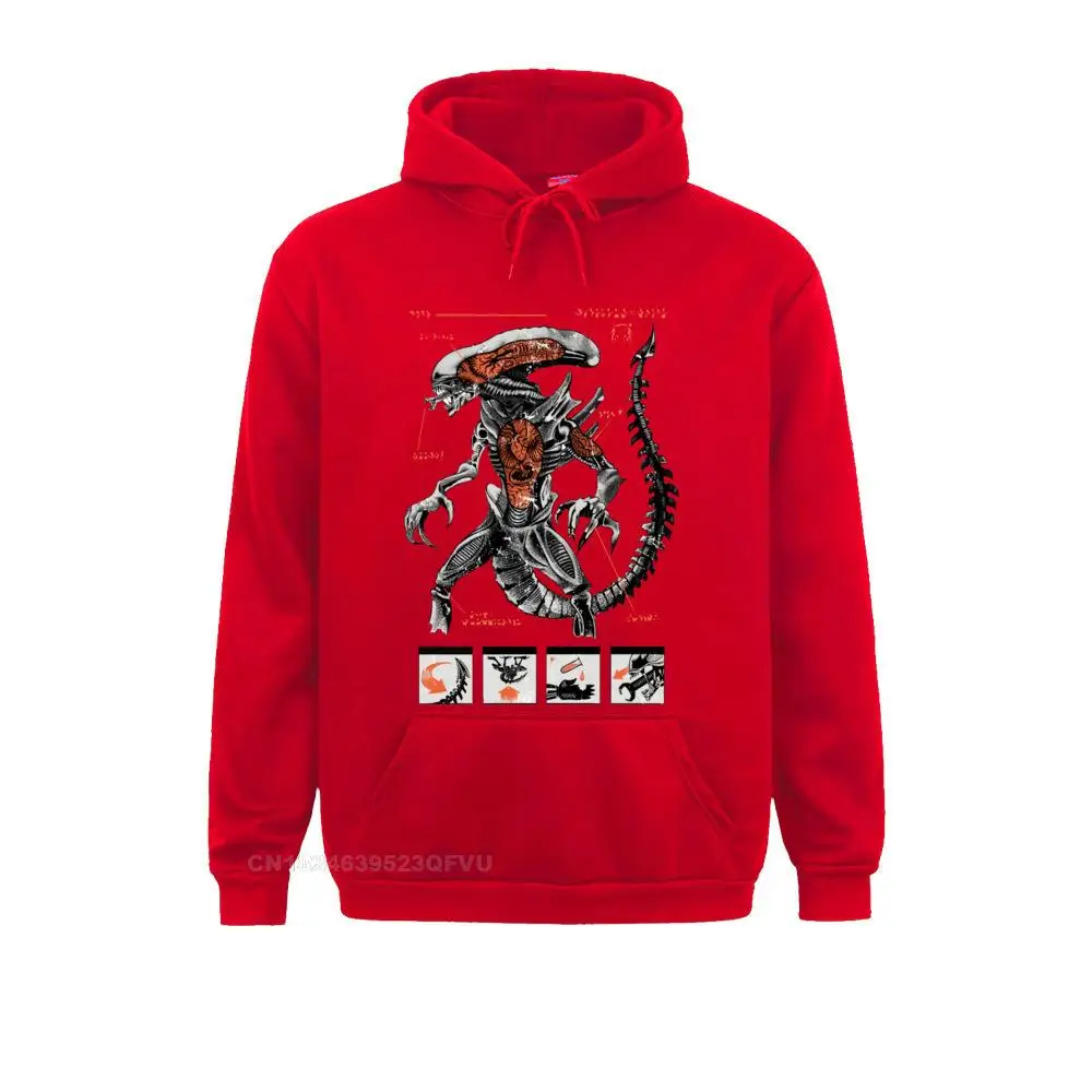 03733 Hoodies for Male Custom Sweatshirts Casual Fashionable Clothes Long Sleeve Wholesale 03733 red