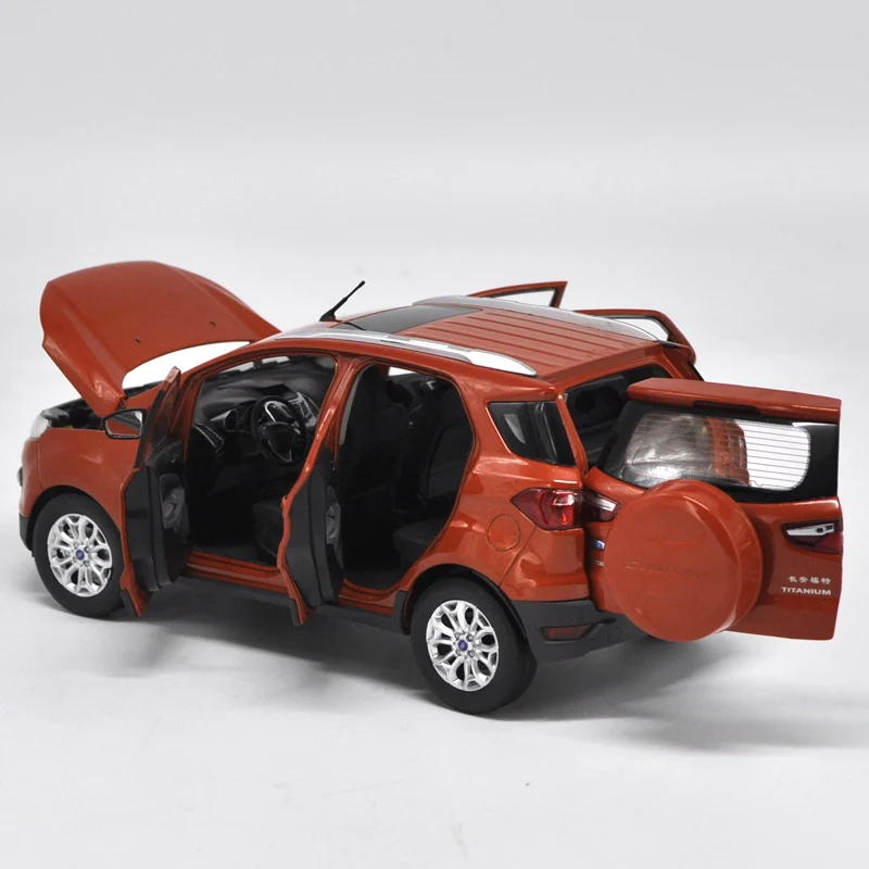 1:18 FORD ECOSPORT SUV литая модель автомобиля игрушки Металлическая Модель автомобиля оригинальная коробка