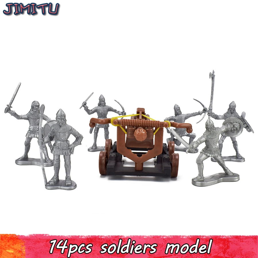 Figuras de acción de soldados de la antigua Roma, juguetes militares de plástico, guerreros, Escena de guerra, juguetes para niños que para aprender historia, 15 unids/paquete|figure toy|action figure toystoys -