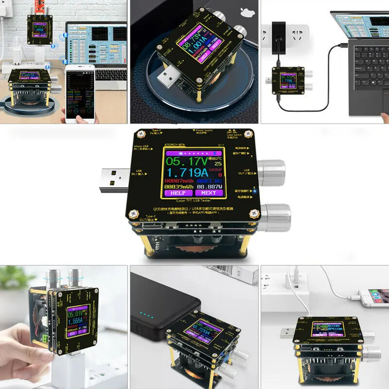 

Color Voltmeter Bluetooth Electrical LCD Display Replacement 1pc Wireless