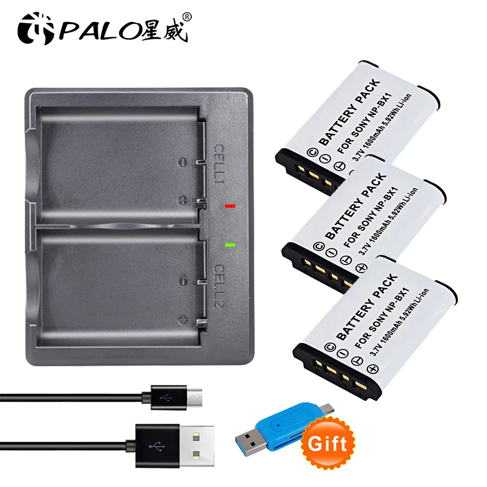 For SONY NP-BX1 npbx1 np bx1 Battery Sony FDR-X3000R RX100 M7 M6 AS300 HX400 HX60 WX350 AS300V HDR-AS300R FDR-X3000 | Электроника