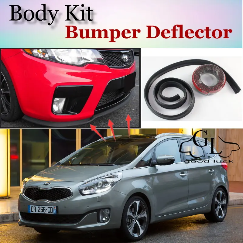 Дефлектор бампера для губ Для KIA Carens Rondo 7 Naza Citra передний спойлер юбка фанатов TG