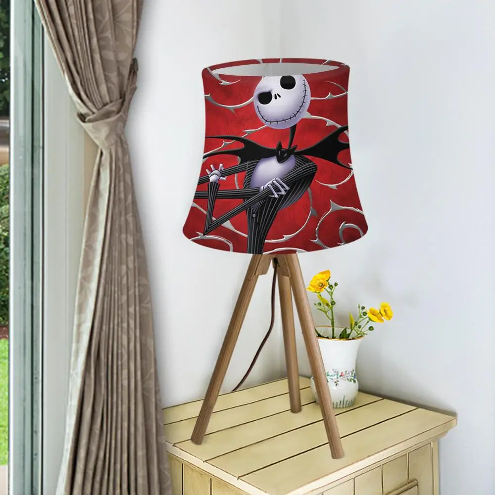 

Nordic Style Modern Light Shade the Nightmare Before Christmas Table Lamp Fabric Lampshade Elastic Lampshade for Wall Lamp Cover