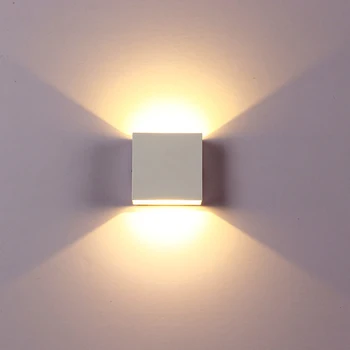 

BOLEDENGYE 6W lampada LED Aluminium wall light rail project Square LED wall lamp bedside lights bedroom wall decor arts