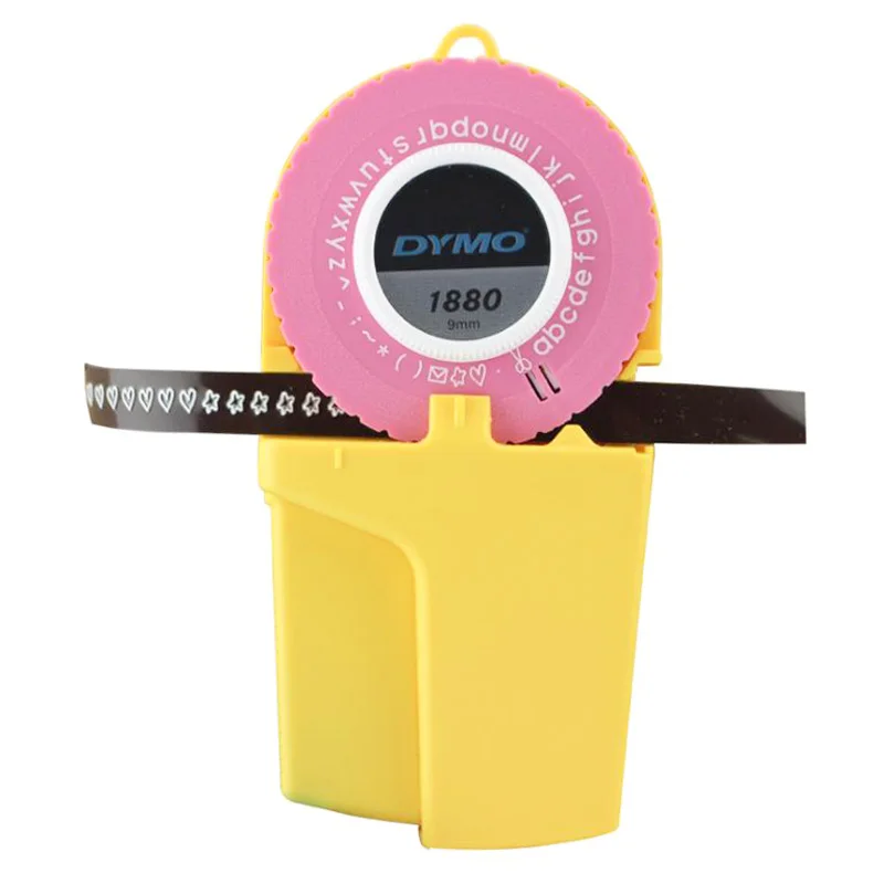 Дешево Dymo 1880 руководство по изготовлению этикеток для 9 мм (3 8 ) 3D тиснение пластиковых пвх этикеток для Dymo DIY ручной принтер этикеток