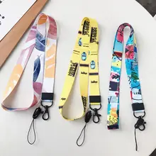 Ремешки для ключей с шейным ремешком для ключей ID Card Gym, ремни для мобильного телефона, милые цветные DIY веревки