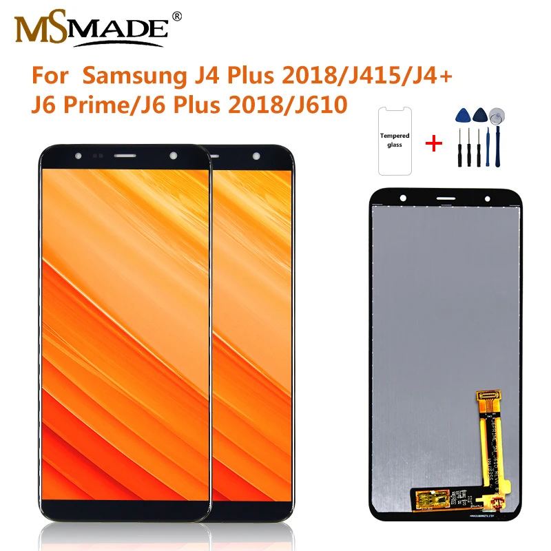 

6.0''Original LCD For Samsung Galaxy J6 Plus J6+J610 J610F J610FN LCD Display Touch Screen Digitizer Replacement Parts Free Gift