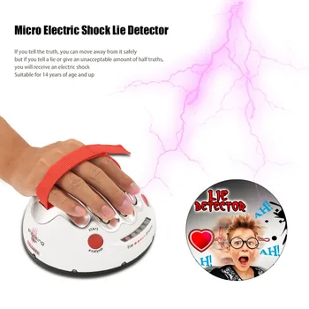 

Polygraph Shocking Liar Micro Electric Shock Lie Detector Truth Game Toy High/low Shock Setting LED's Worldwide sale