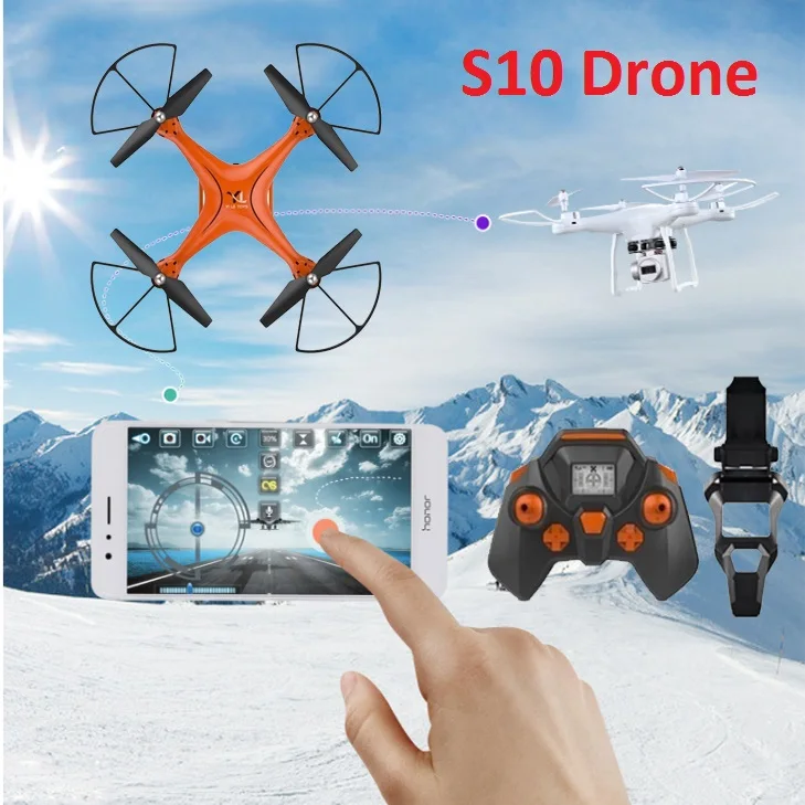 

S10 Drone Toy UAV & One Key To Take Of f & 4CH FPV 3.0MP camera drones & Remote Control Aircraft toy for kid for christmas