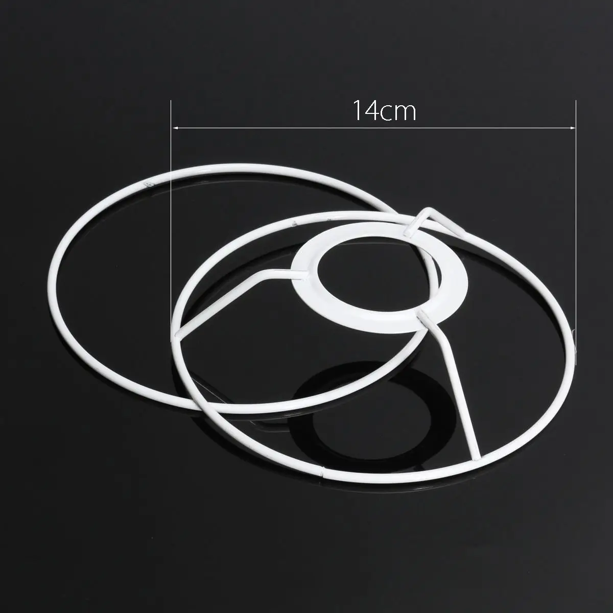 Dia E27 DIY Circular 11 to 40cm Lampshade Frame Ring Set Lamp Light Shade Kit 