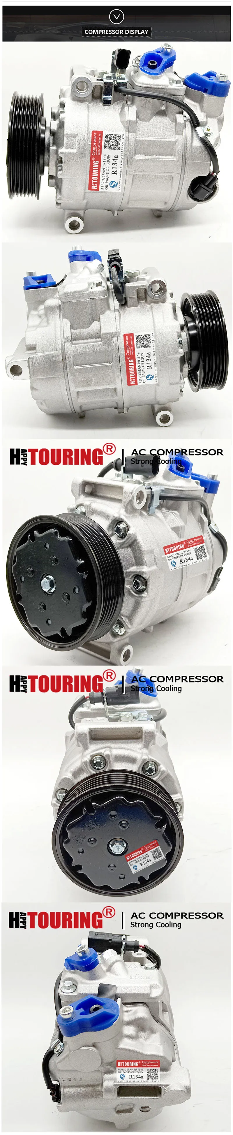 6SEU14C AC компрессор для автомобиля Audi A4 1,8 T 2,0 Allroad 2004-2008 4F0260805AC 4F0260805AG 4F0260805G 4F0260805J 8E0260805AG