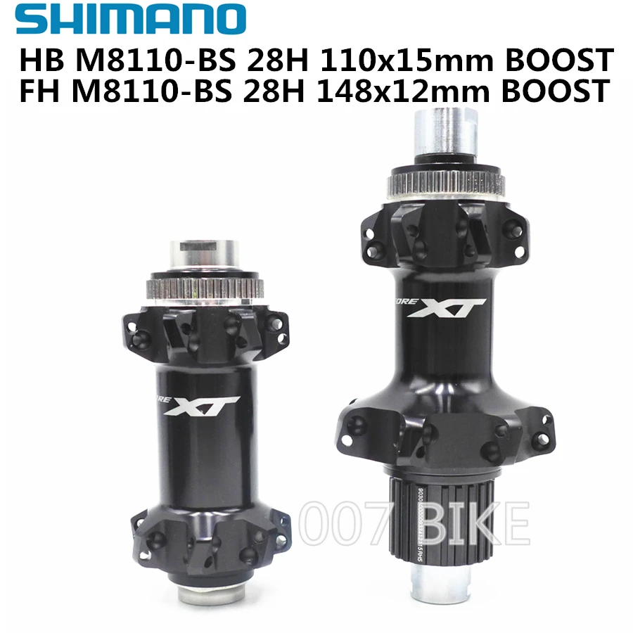 SHIMANO DEORE XT M8110 FH BH M8100 HUB 12 s 32H Центральный замок 148x12 мм 110x15 MICRO SPLINE Hub ось для