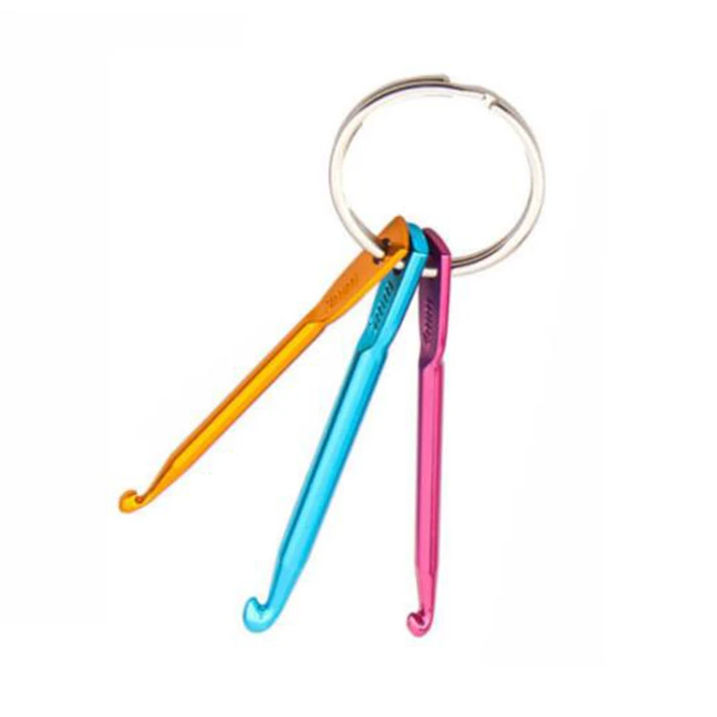 3pcs/Kit Colorful Crochet Knitting Needles For Weaving Sweater Yarn Kit