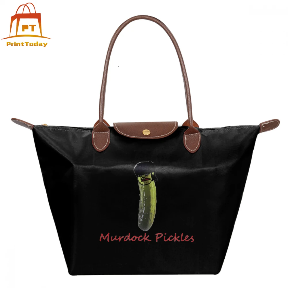 

Gorillaz Handbag Murdock Pickles Top-handle Bags Trend Oversized Women Tote Bag Women's Print Wedding Nylon hobo Handbags